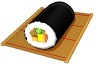 恵方巻き　Lucky-direction sushi roll